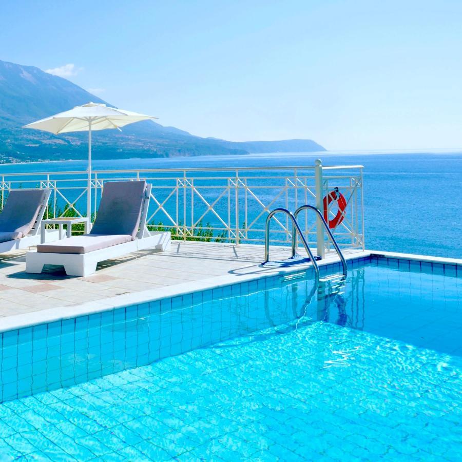 Stone Villa Kefaloniaprivatevillas Трапезаки Екстериор снимка