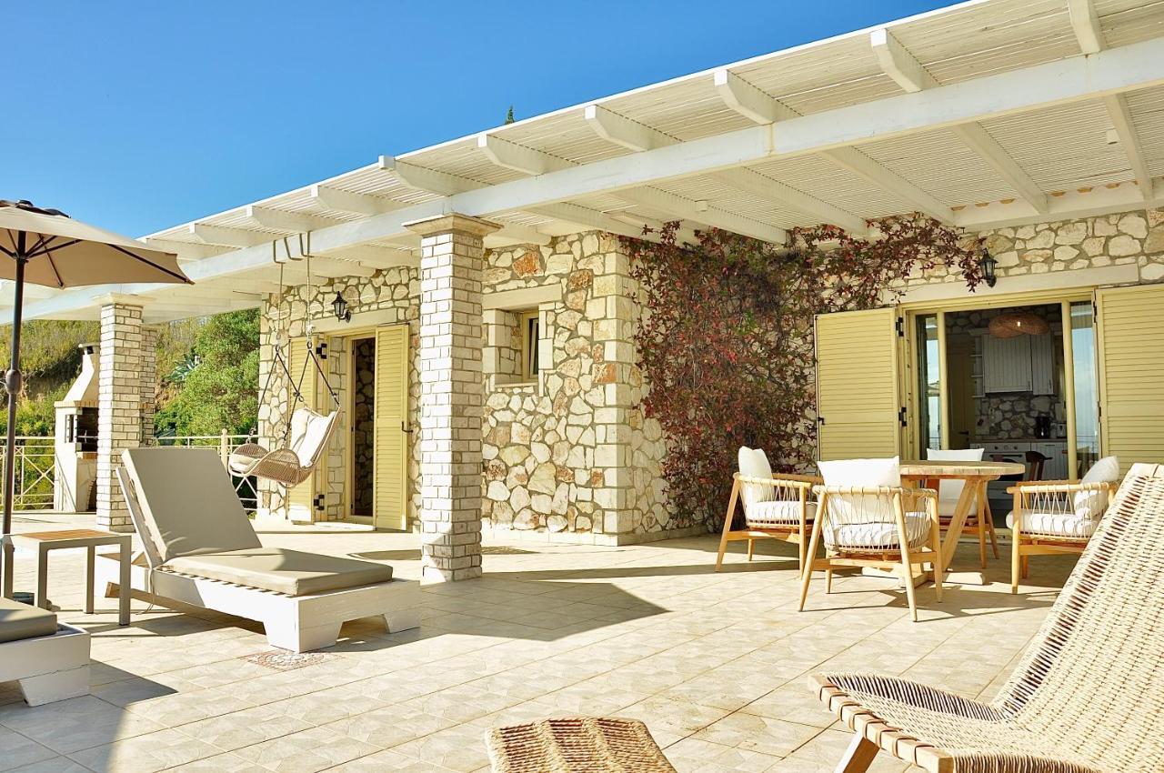 Stone Villa Kefaloniaprivatevillas Трапезаки Екстериор снимка