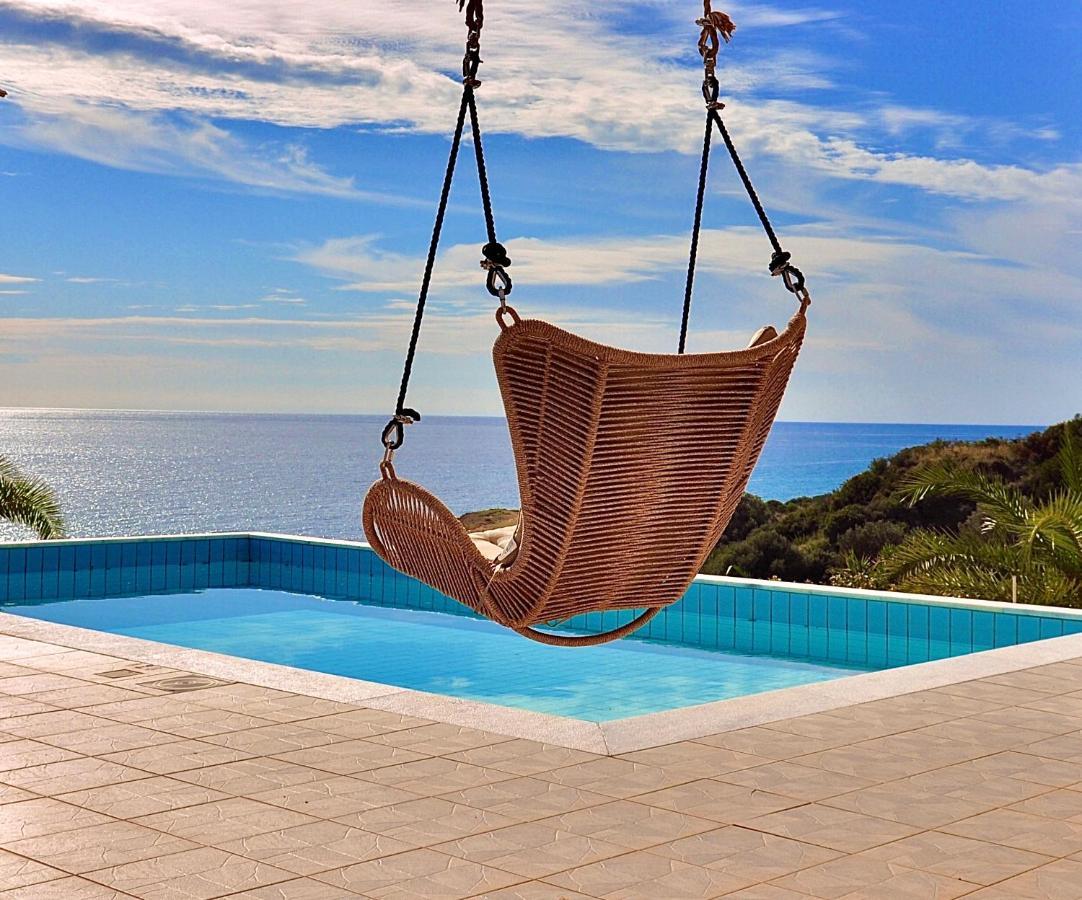 Stone Villa Kefaloniaprivatevillas Трапезаки Екстериор снимка