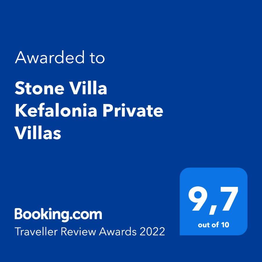 Stone Villa Kefaloniaprivatevillas Трапезаки Екстериор снимка